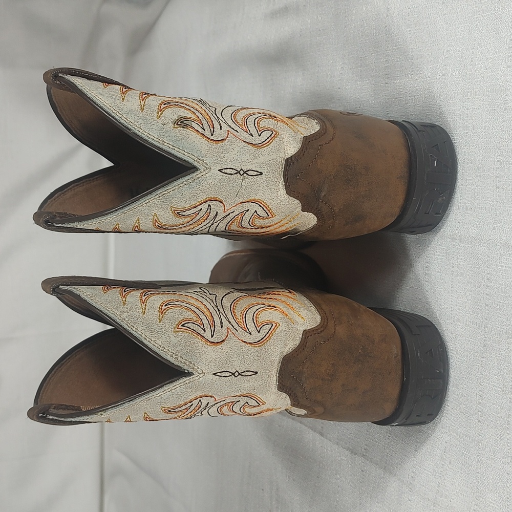 Ariat Youth Storm Western Square Toe Cowboy Riding Boots Youth Size 6 - Picture 5 of 8